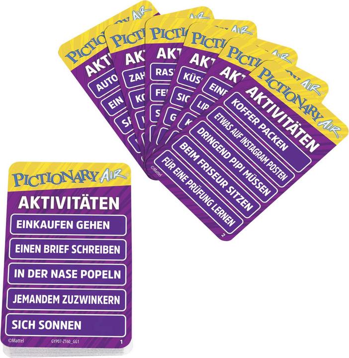 Produktbild Mattel Games Pictionary Air Extension Pack Activities