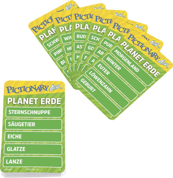 Produktbild Mattel Games Pictionary Air Extension Pack Planet Erde