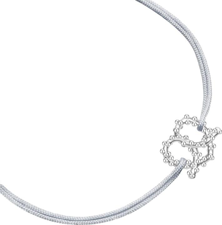 Immagine prodotto Glanzstücke München Bracciale da donna con cuore pretzel - 36386 (22 cm, Argento)