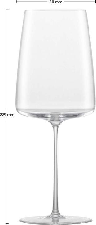 Actual product image Zwiesel Verre à vin Simplify 1 (55.50 cl, 2 Glasses, White wine glasses)
