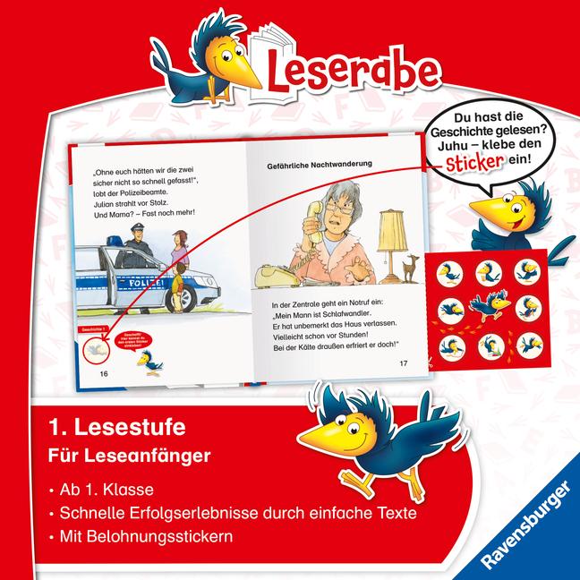 Image du produit Ravensburger Leserabe - 1. Lesestufe: Polizeigeschichten (Allemand, Gerhard Schröder, Katja Reider, 2023)