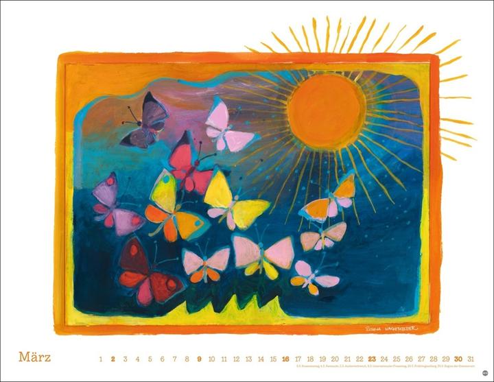 Produktbild Heye Rosina Wachtmeister Posterkalender 2025 (44 x 34 cm, Harter Einband, Deutsch)