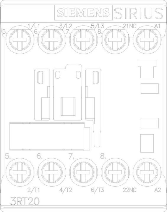 Produktbild Siemens Schütz 3kW 230Vac Größe 00