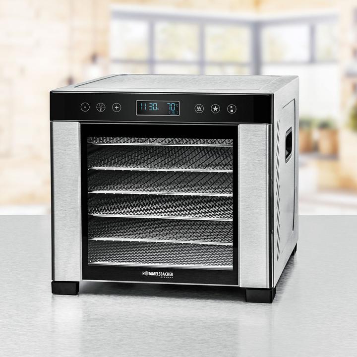 Actual product image Rommelsbacher D?rrautomat DA 950 (edelstahl/schwarz, 600 Watt, D?rrfl?che 30,5cm x 33cm pro Ebene)
