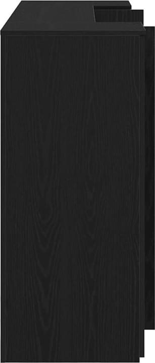 Actual product image VidaXL Reception counter black oak look 180x50x103.5cm wood-based material