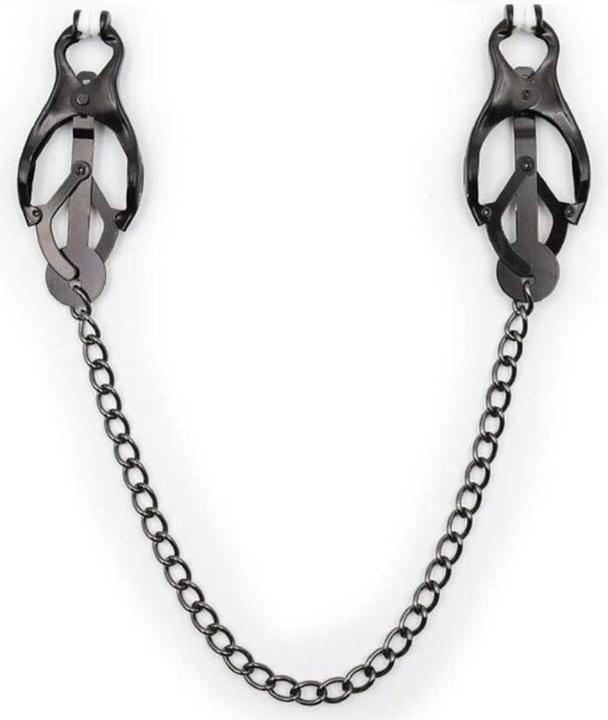 Actual product image Ohmama Dark Chain Japanese Nipple Clamps