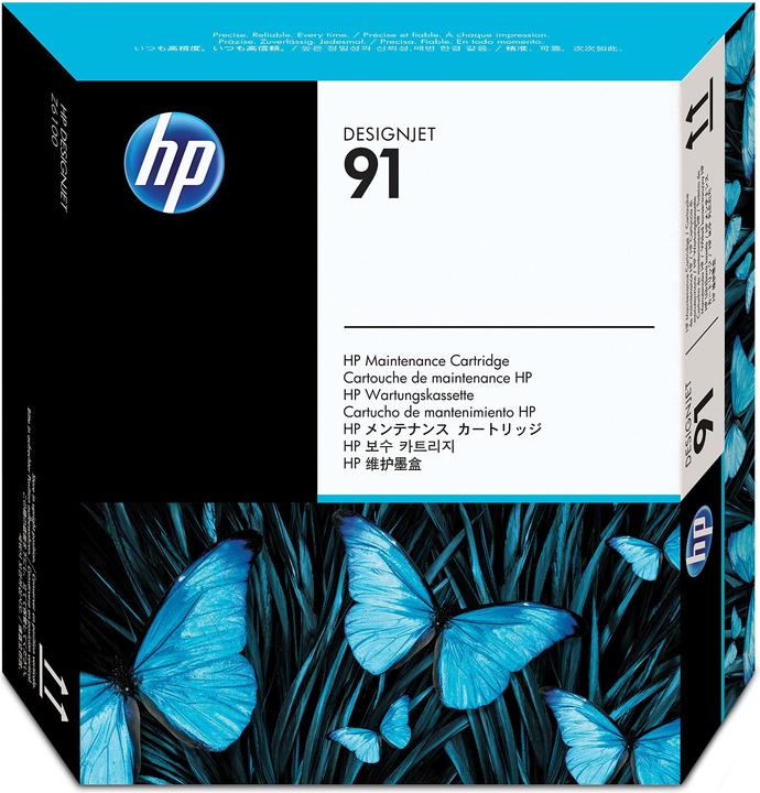 Produktbild HP Wartungspatrone 91 (LC, BK, C, Y, MBK)