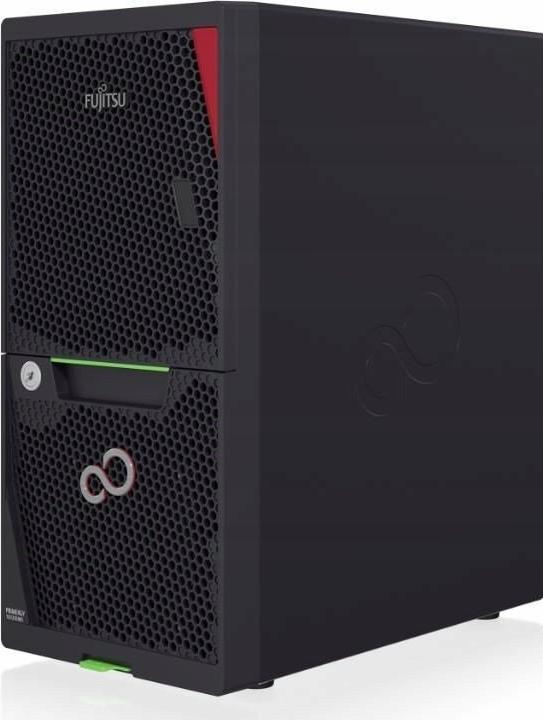 Actual product image Fujitsu PRIMERGY TX1310M5/LFF/ErPLot9conf. for SSD/XEON E-2356G/32GBU3200 1R/DVD-RW/2xSSD SATA 480G (Intel Xeon E5, 32 GB, Tower Server)