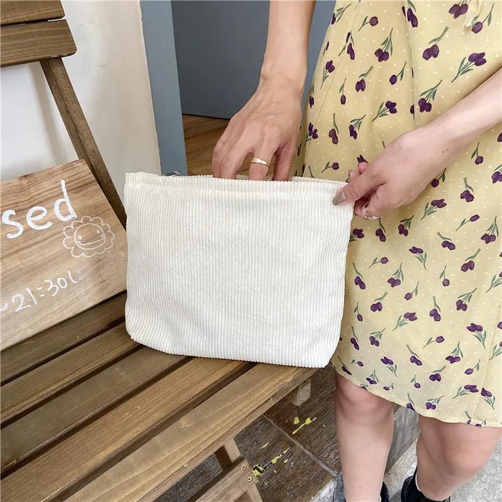 Actual product image Only-Bags.Store Cord Travel Cosmetic Bag Portable Make-up Storage Bag Purses Large Capacity
