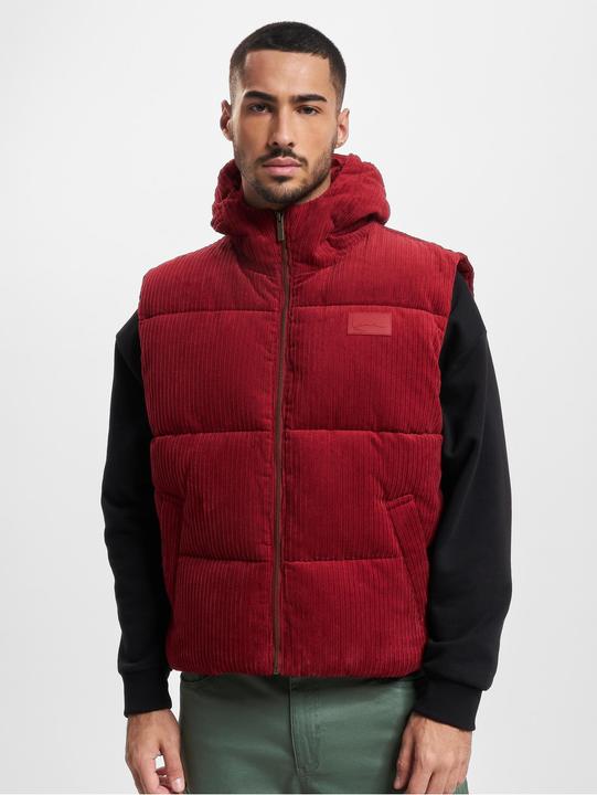 Actual product image Karl Kani KM233-051-1 KK Rubber Signature Corduroy Puffer Vest (M)