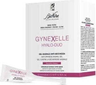Actual product image BioNike Gynexelle Hyalo-Duo Vaginal Dryness Treatment 10 Single Doses (Intimate washing lotion)