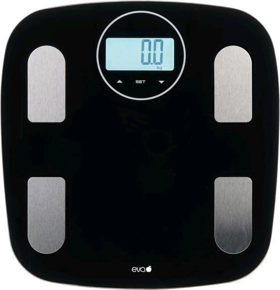 Immagine prodotto Eva- Kochen und Haushalt Bilancia pesapersone Eva180 kg, nera (180 kg)