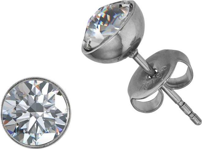 Bijouteria Ohrstecker (Edelstahl, Kristall)