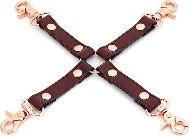 Produktbild Liebe Seele 4er Lederfessel Hogtie mit Clips