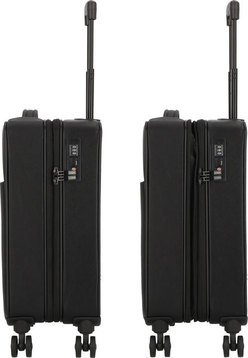 Actual product image Guess Napoli 4-wheel trolley 59 cm with expansion fold (47 l, M (50 - 90l))