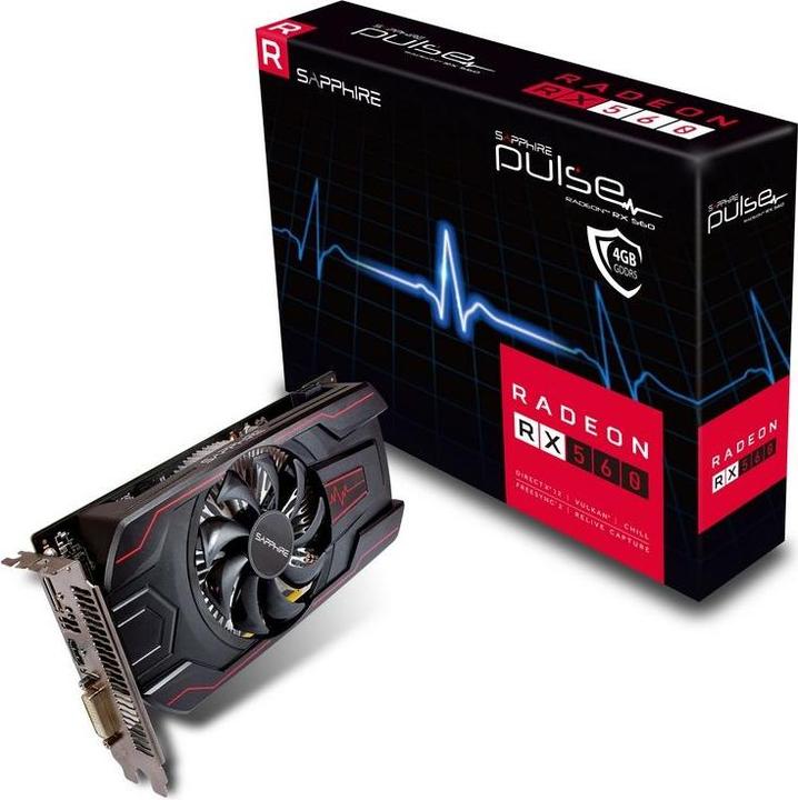 Produktbild Sapphire Pulse Radeon RX 560 OC (4 GB)