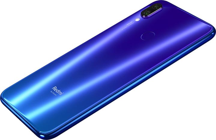 Actual product image Xiaomi Redmi Note 7 (64 GB, Blue, 6.30", Hybrid Dual SIM, 48 Mpx, 4G)