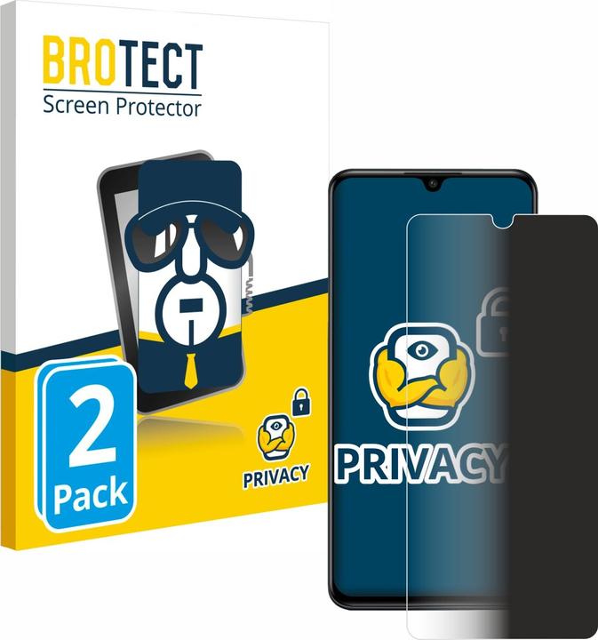 Immagine prodotto BROTECT Pellicola privacy antispia Pellicola di protezione dalla luce blu (2 Pezzo/i, Huawei P30 Lite)