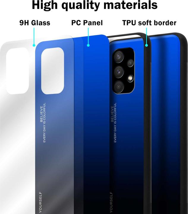 Produktbild Cadorabo Hülle für Samsung Galaxy A32 4G TPU im 2 Farben Design (Samsung Galaxy A32)