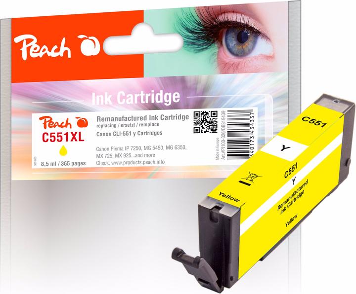 Actual product image Peach Cli-551 (Y)