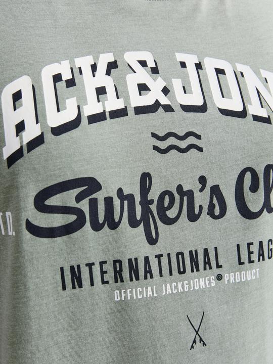 Actual product image Jack & Jones Jjelogo Tee Ss O-Neck 2 Col Aw24 S Pls (4XL)