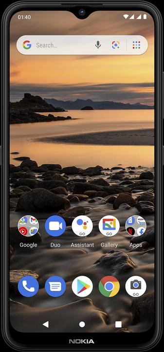 Produktbild Nokia 1.4 (32 GB, Charcoal, 6.51", Hybrid Dual SIM, 8 Mpx, 4G)