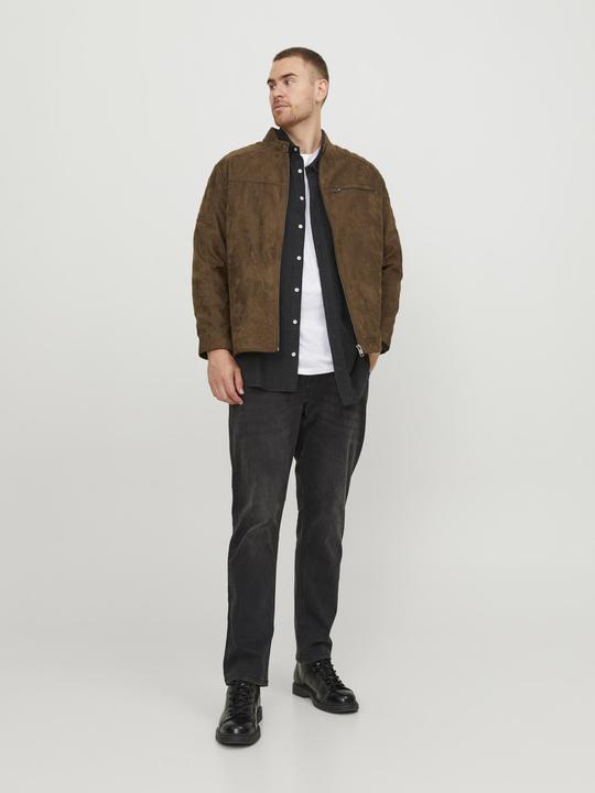 Actual product image Jack & Jones Biker Plus Size Jacket (5XL)