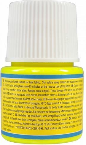 Actual product image Pebeo Setacolor Light Fabrics (Neon yellow, 45 ml)