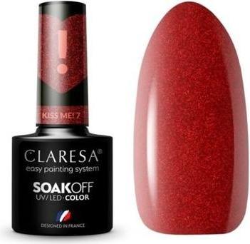 Immagine prodotto Claresa 7 Baciami! Smalto UV 5ml (Rosso, Vernice UV gel)