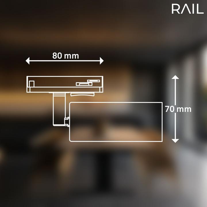 Produktbild Briloner 0 HV-Stromschienensystem - LED Spot, Weiss, 1xLED/4,5W