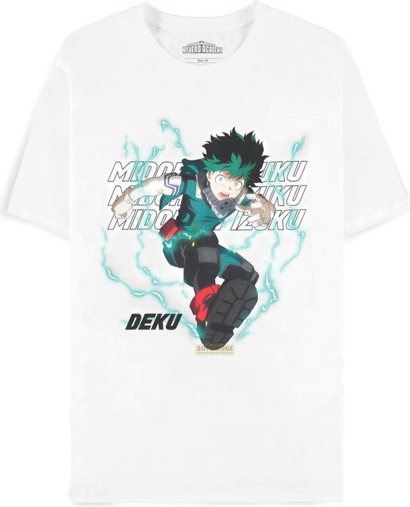 Difuzed My Hero Academia T-Shirt White Deku (M) (M)