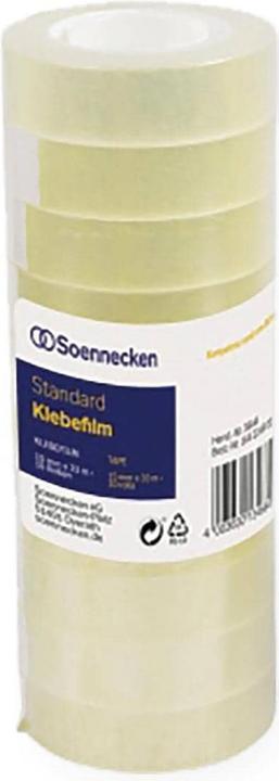 Image du produit Soennecken Film adhésif Dimensions : 15 mm x 33 m (l x L) adhésif double face : Non (15 mm)