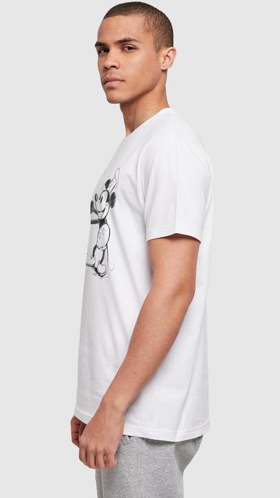Actual product image Absolute Cult Mickey Mouse - Steamboat Sketch Basic T-Shirt - 115329 (4XL)
