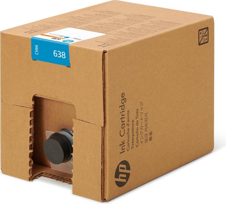 Actual product image HP 638 - Original - Dye sublimation ink - Cyan - - Stitch S1000 - 1 piece(s) (C)