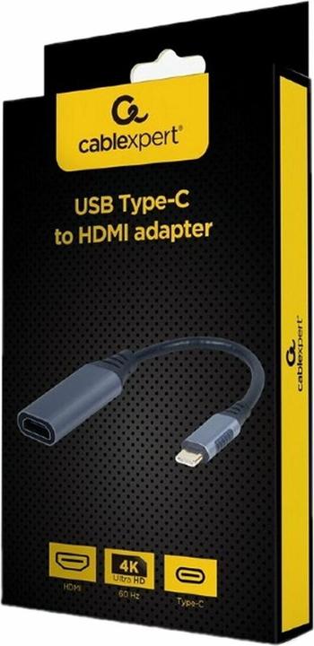 Produktbild Gembird USB C — HDMI (Typ A) (0.15 m, HDMI)