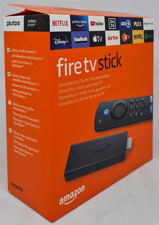 Produktbild Amazon Fire TV Stick (2021) inkl Alex Sprachfernbedienung (8 GB, Fire OS)