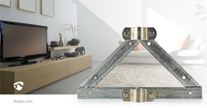 Produktbild Nedis Satelliten-Wandhalterung | Distance to wall: 90 mm | Durchmesser Klemme: 32-42 mm | Stahl | Si (Antennendose)