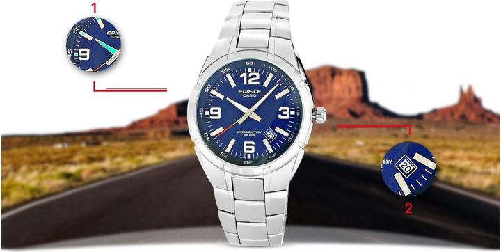 Immagine prodotto Casio EDIFICE, orologio da polso blu (Orologio da polso analogico, 40 mm)