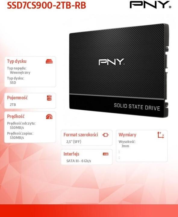 Produktbild PNY CS900 (2000 GB, 2.5")