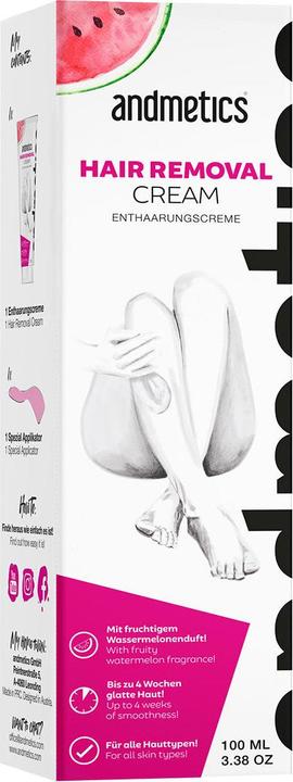 Actual product image Andmetics - Hair Removal Cream Women (100 ml, 1 x, 100 g)