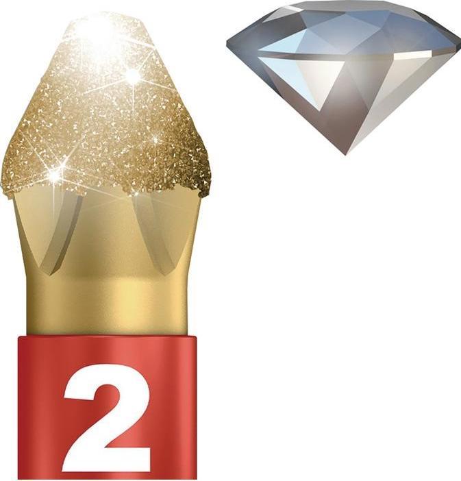 Actual product image Wera Bit-Check 30 Diamond 1 (10, 15, 20, 25, 30, 40, 3/8", 3/4", 1/4", 5/16", 1/2")