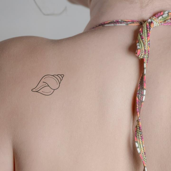 Immagine prodotto minink Tatuaggio temporaneo - conchiglia con puntini