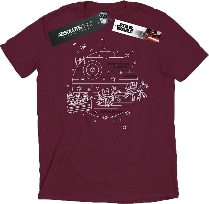 Star Wars Death Star Sleigh TShirt (L)