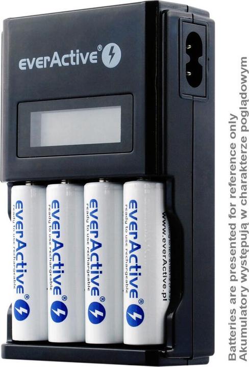 Actual product image Everactive NC450B battery charger Household battery AC (1 pcs., AAA, 2000 mAh, Battery + charger)