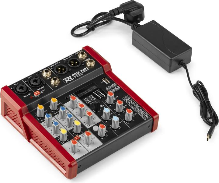 Image du produit Power Dynamics Table de mixage PDM-Y401 (Studio et mixeur live)