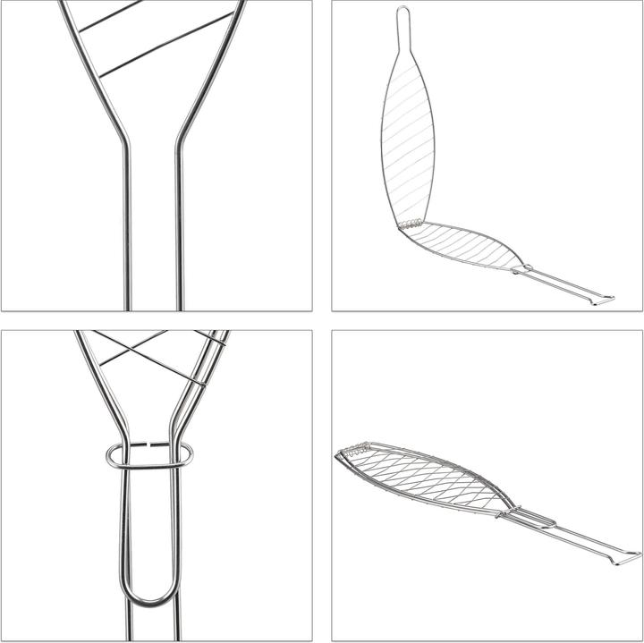 Produktbild Relaxdays 6x Fischbräter