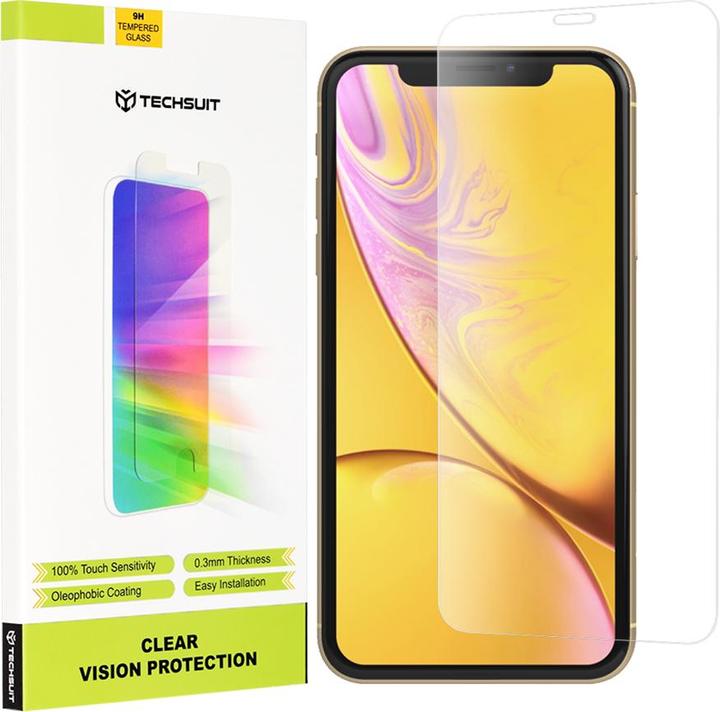 Produktbild Techsuit - Clear Vision Glass - iPhone XR / iPhone 11 - Transparent (1 Stück, Apple iPhone XR, Apple iPhone 11)