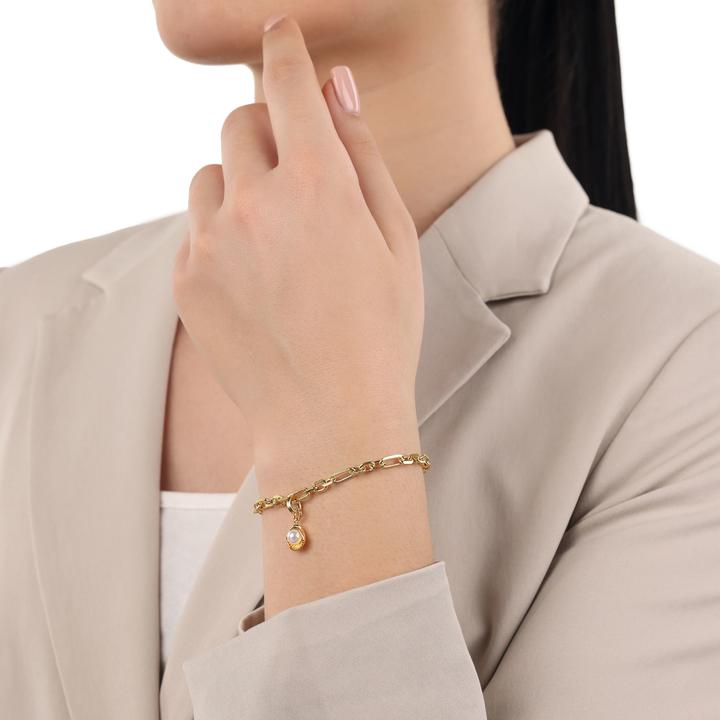 Produktbild Amor Charms für Damen, 925 Sterling Silber, Muschelkernperle | Muschel (Silber 925)
