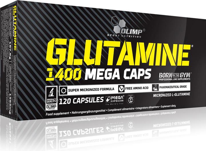 Olimp Sport Nutrition Glutamine Mega Caps (120 Caps, 168g) (1 Stück, Kapseln, 187.80 g)