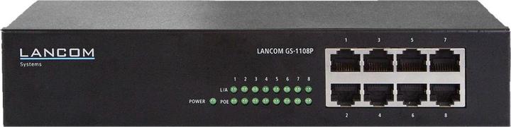 Image du produit Lancom Systems GS-1108P Switch Gigabit Ethernet non administrable à 8 ports (8 Ports)